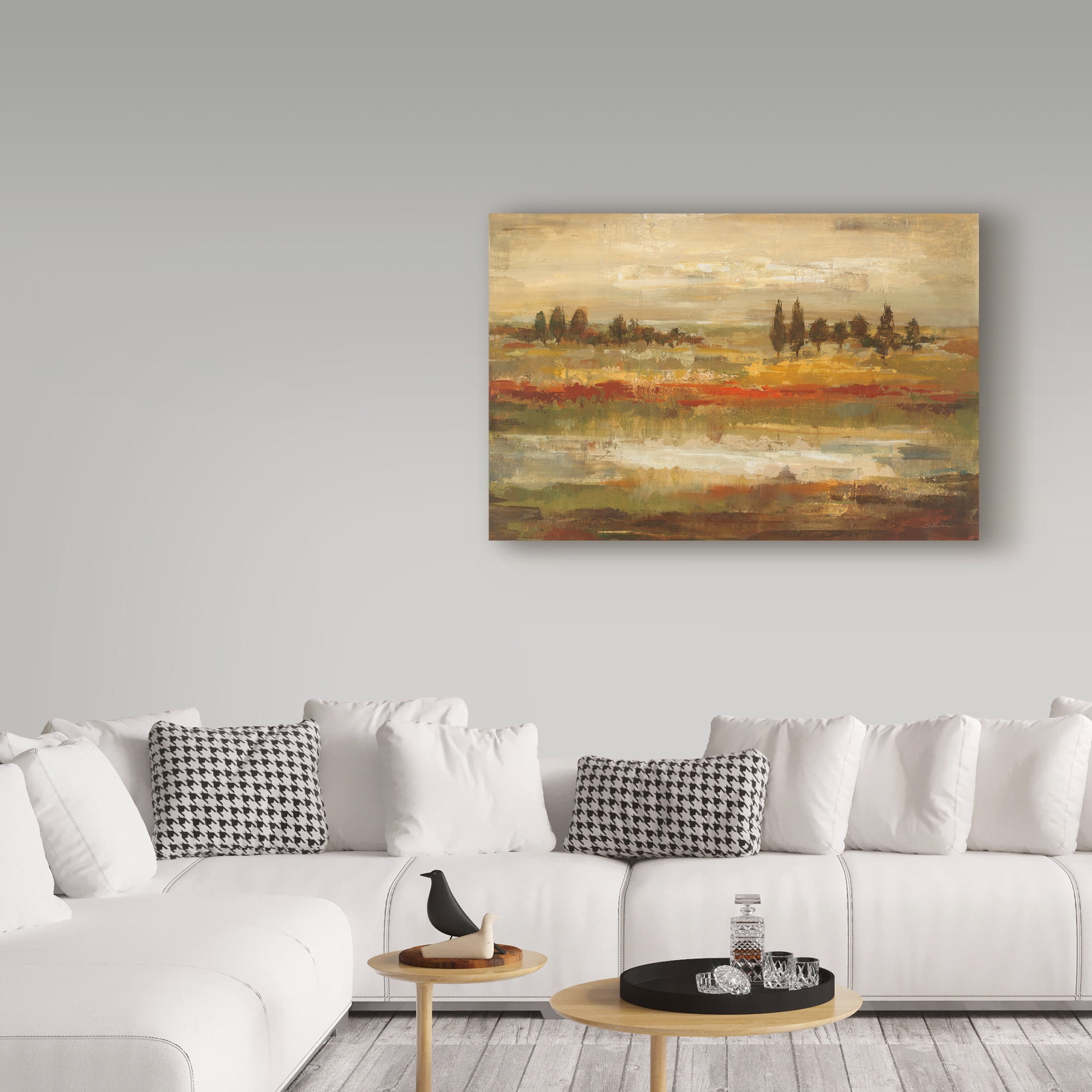 Trademark Fine Art 'Summer Meadows' Canvas Art by Silvia Vassileva