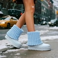 thumbnail image 3 of COM STAR Women’s Winter Snow Boots Mid Calf Warm Platform Flat Outdoor Casual Walking Boots, 3 of 6