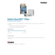 DAHLE CleanTEC 20710 Fine Dust Filter for DAHLE CleanTEC Shredders, Traps Up to 98% of Fine Dust