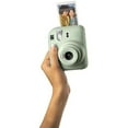 thumbnail image 6 of Fujifilm Instax Mini 12 Instant Camera Accessory Kit (Mint Green) with Instax Mini Film - Foil Pack (2 Pack) & Charcoal Gray Case, 6 of 7