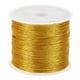 thumbnail image 1 of Cordón Metálico Uxcell 100m/109yardas, 1 Rollo 0.3mm Diámetro Hilo de Adorno, Dorado, 1 of 5