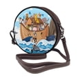 thumbnail image 2 of Lsque Animals on Noah's Ark Floating Pattern Shoulder Bag – Microfiber Leather Crossbody with Detachable Strap & Handle Ring, Waterproof & Durable, Elegant Everyday Carry, 2 of 5