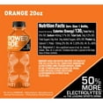 thumbnail image 6 of POWERADE Orange Electrolyte Sports Drink, 20 fl oz, 8 Pack Bottles, 6 of 12