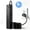 Black, variant on RONY 5ft Surge Protector Power Strip, 9 AC Outlets and 5 USB Ports, Extension Cord for Home Office Dorm Travel, White