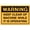 Warning Sign 2, variant on Warning Keep Clear Gate May Open Or Close At Any Time Sign - 8"x12" Warning Tin Sign for Home Kitchen Farm Garden Garage Wall Decor, Gate Area, Clearance Requirement