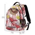 thumbnail image 2 of FORMRS Kids School Backpack Elementary Student Unisex Travel Bookbag with Reflective Stripes, Red Lobster, 2 of 7
