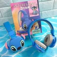 thumbnail image 4 of Audífono Bluetooth Stitch Para iPhone Samsung Xiaomi Huawei Color Azul, 4 of 5