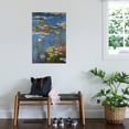 thumbnail image 3 of Art.com Water Lilies No. 3 Stretched Canvas Print Wall Art by Claude Monet, 24" x 36", 3 of 4