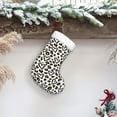 thumbnail image 6 of Salouo Heart Leopard Print Christmas Stockings,Large Xmas Stocking Set of 1 Holiday and Farmhouse Stocking for Christmas Holiday Party Decoration(17.7*11 Inch), 6 of 7