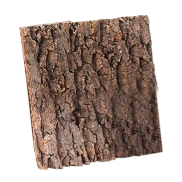 Milaget Cork Bark Background Realistic Habitat Decor for Salamanders Lizards Iguanas 30cmx30cm