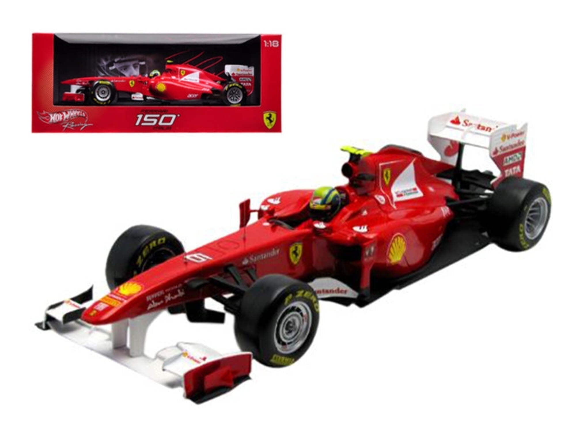 HotWheels 1:18 M. Schumacher Ferrari F2002 #1 World Champion
