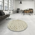 thumbnail image 3 of Ahgly Company Indoor Square Traditional Camel Brown Persian Area Rugs, 3' Square, 3 of 6