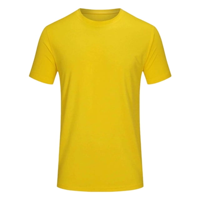 Boys Ice Cool Crew Neck Short Sleeve T-Shirts, Lightweight Breathable Kids Athletic Tops