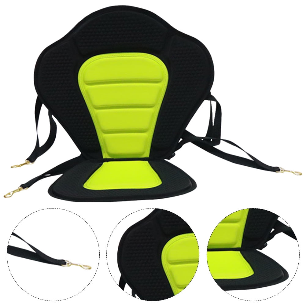 Paddle Board Seat Adjustable Padded Kayak Seat Canoe Backrest Seat (Green)