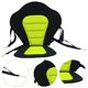 thumbnail image 2 of Asiento Tabla Remo Kayak Acolchado Ajustable Con Respaldo () Verde, 2 of 4