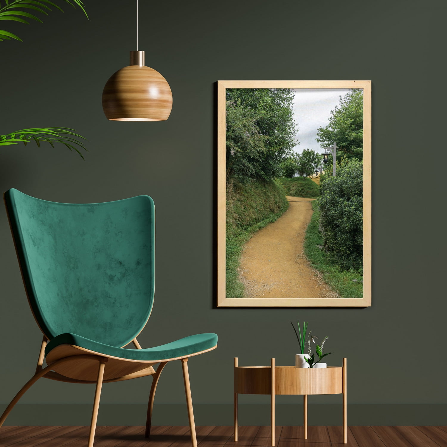 Hobbits Tapestry, Elf Path in Woods of Hobbit Land in The Shire New Zealand  Movie Set Image Print, Fabric Wall Hanging Decor for Bedroom Living Room  Dorm, 2 Sizes, Green Brown, by