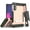 Blush Pink, variant on Tri-Shield Combination for Samsung Galaxy S22 5G Case, Nakedcellphone [Military Grade] Rugged Cover with Metal Kickstand [Includes Wrist Strap Lanyard + Belt Clip Holster] - Brown