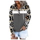 thumbnail image 2 of Pntutb Sudaderas con capucha para mujer, sudadera con capucha azteca para mujer, suéter con estampado geométrico, manga larga, cuello de tortuga, camiseta con cordón, sudaderas con bolsillo Pntutb Pntutb-7896, 2 of 6