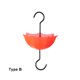 thumbnail image 3 of Greeniant El diámetro de ensanchamiento rojo evita las hormigas - Alimentador de colibrí Accesorios de gancho antihormigas Alimentador de agua Suministros de alimentación y agua para mascotas estilo B, 3 of 6