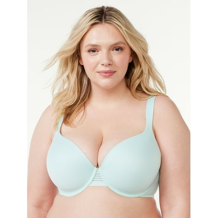 

Joyspun Women s & Women s Plus Size Underwire T-Shirt Bra Sizes 38DD to 46DDD