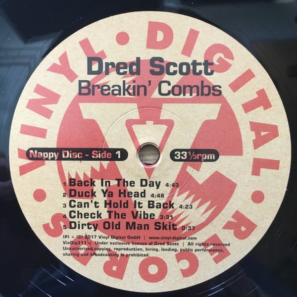 Dred Scott - Breakin' Combs - Music & Performance - Vinyl