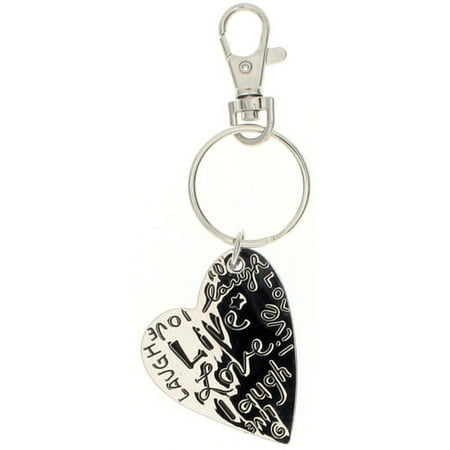 Keyring Wk49 Mod Word Hrt Rhodium