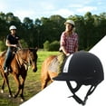 thumbnail image 3 of Wosthever Casco de caballo de plástico resistente con funciones de prevención de colisiones para casco de seguridad para montar a caballo Cuidado ecuestre y deportes Borde de plata 615. XL (58-60) cm., 3 of 6