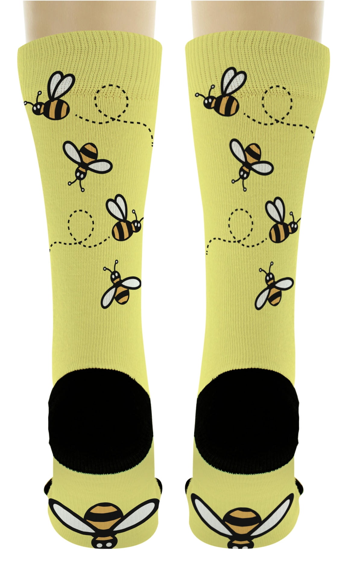 Bee Lover Gifts for Women Bee Gifts for Girl Lady Female Crazy Bee Socks, Gift for Her, Gift for Mom 2 Pairs