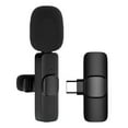 thumbnail image 3 of Newly Wireless Lavalier Microphone Portable Audio Video Recording Mini Microphone black, 3 of 3