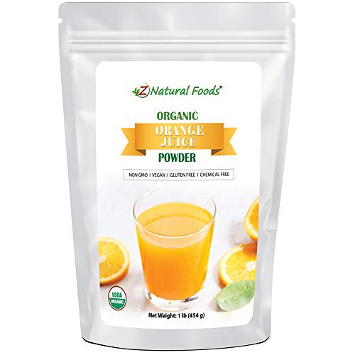Organic Orange Juice Powder All Natural Vitamin C Fruit Drink Mix