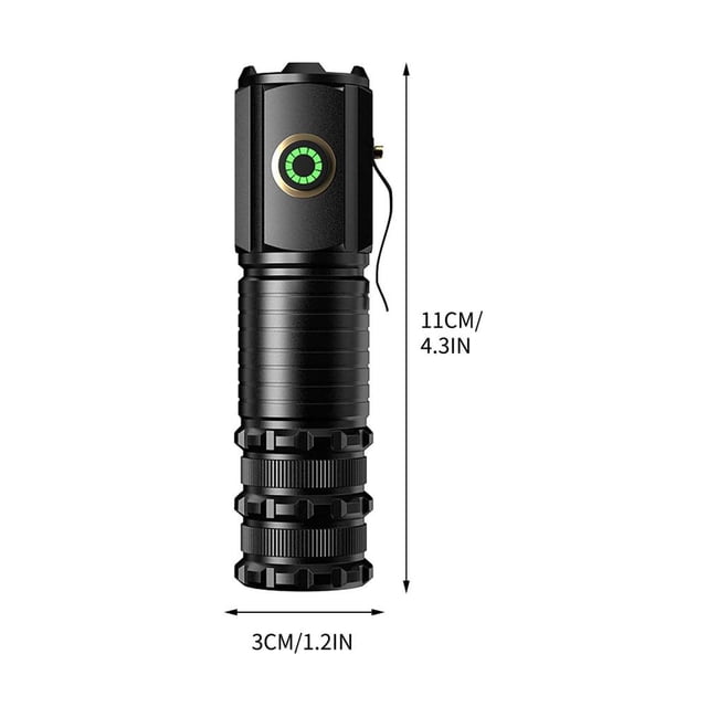 Feltree Strong Light Flashlight Super Bright Mini Portable Small Flashlight Outdoor Multifunctional Cap Lamp