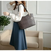 MKF Collection Braylee M Signature Womens Tote Bag, Functional Purse Handbag by Mia K - Black