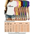 thumbnail image 7 of Frontwalk Women Tee Shirts Short Sleeve Mom Mother's Day Girl Mama Ladies Cute T-Shirt Letter Print Tops Blouse White M, 7 of 7