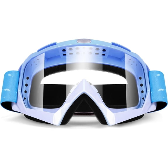 Goggles, Dirt  ATV Riding Off-Road Ski Goggles UV Anti-Fog Windproof  for Men & Women