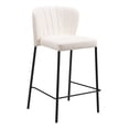 thumbnail image 6 of Linz Counter Stool Cream Counter Stool, Modern Style, Stackable for space saving storage, Plywood, Indoor Bar, 6 of 9
