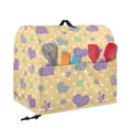 thumbnail image 2 of FOR U DESIGNS Heart Star Dot Stand Mixer Cover Portable Mixer Dust Covers Multi Pockets for Various Kitchen Appliance Accessories Valentine's Day Decoration with Top Handle and Pocket - S, 2 of 8
