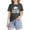 Grey, variant on Kids Graduation Squad Graphic Short Sleeve Tee Round Neck Loose Fit T-Shirt Casual School Grad Party Top for Boys Girls