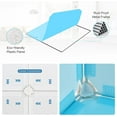 thumbnail image 4 of INFANS Children Wardrobe, Kid Closet Portable Baby Dresser Cute for Kids Bedroom Nursery Armoire with Doors 12 Cube 2 Hanging Sections, Kid Clothes Storage Organizer (Pink, 12 Cubes), 4 of 9