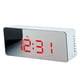 thumbnail image 2 of Reloj despertador LED elegante de 4 colores, espejo, luz , , reloj de escritorio Rectángulo luz LED roja Zulema LED Despertador Digital de Viaje, 2 of 4