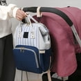 thumbnail image 6 of TELOLY Diaper Bag,Convenient Side Pocket Diaper Bag Backpack,Multiple Partitions Baby Diaper Bag,Orange, 6 of 6