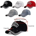 thumbnail image 4 of Baohd Enjoy Outdoors Breathable Baseball Cap For Park Or Beach Adjustable Belt Denim 1 1Set, 4 of 6