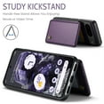 thumbnail image 4 of Feishell for Google Pixel 8a Case with Card Holder, Wallet Case for Women Men with RFID Blocking, Durable PU Leather Kickstand Magnetic Clasp Shockproof Phone Case,Purple, 4 of 9