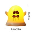 thumbnail image 2 of Halloween Ghost Lights - Flameless Candle Lights with Terrifying Expressions for Spooky Decor, Energy-Efficient LED Night Lights for Parties, Fireplaces, and Indoor Festivities, 2 of 7