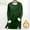 A195 Green, variant on Xdegoge Womens Fleece Sweatshirts Pullover Warm Sherpa Lined Tops Long Sleeve Crewneck Thermal Winter Clothes