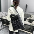 thumbnail image 4 of Autumn and Winter Women Cotton Bag Color Single Shoulder Bags Large Capacity Messenger Bag, 4 of 8