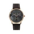 thumbnail image 1 of Reloj Zeit/hombre/tela/cafe/cara cafe caja oro rosa Zeit Tela, 1 of 1
