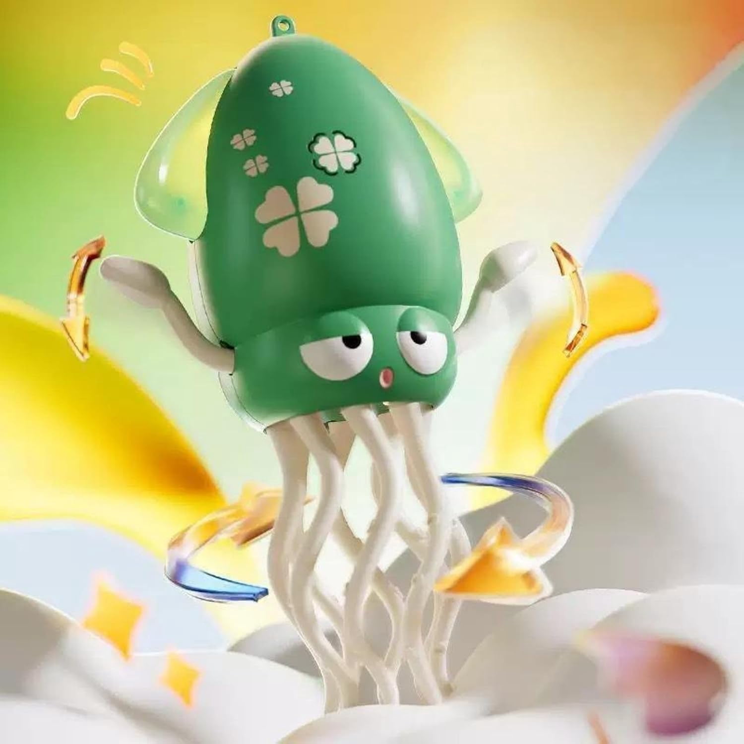 Baby Toys 6-12 Months, Magic Dancing Octopus Toddler Toys with Dynamic Music & Light Effects, Infant Toys for 1 2 3 Year Old Girl Boy Gifts, Orange