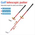thumbnail image 2 of Putter de Golf Putter Desmontable de Dos Secciones Golf Chipping Club Putter de Golf para Golfistas Diestros o Zurdos Uso Rojo, 2 of 9