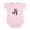 Petal Pink, variant on CafePress - Helvetica Jj Infant Bodysuit - Baby Light Bodysuit, Size Newborn - 24 Months
