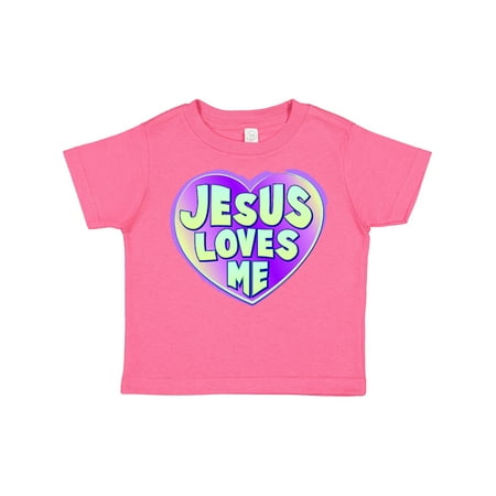 

Inktastic Jesus Loves Me Gift Toddler Boy or Toddler Girl T-Shirt